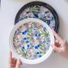 Buy cheap European Style Ceramic Mugs And Saucers Set Of 6 250ml Capacity Beautiful Flower Design from wholesalers