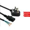 Buy cheap South Africa 10A/16A 3pin black power cable 0.5m-10m copper power cord from wholesalers