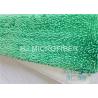Buy cheap 3 - 5 Micrometer Dust Microfiber Wet Mop Pads Green 100% Polyester from wholesalers
