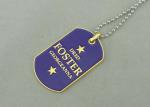 Die Casting Personalised Dog Tags , Zinc Alloy Material , Gold Plating