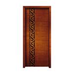 Interior Plain Soundproof PVC Wooden Doors 2.1m Height Finished