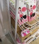 H1600mm Supermarket Promotional Merchandise Metal Display Rack