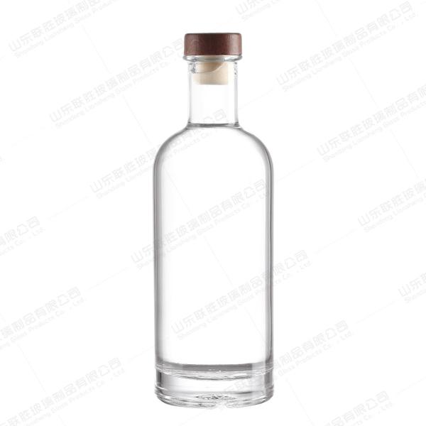 Buy cheap 1000ml Glass Liquor Wine Vodka Tequila Bottle With Sealed Cork Lid OEM from wholesalers