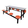 Buy cheap Backrest Seat Table Foldable Stainless Steel Office Furniture Restaurant Canteen from wholesalers