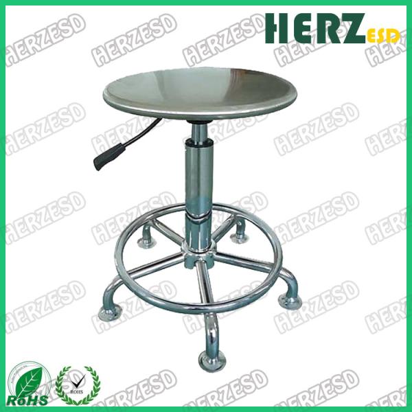 Buy cheap Round Shape Stainless Steel Lab Stool Diameter 320mm Chrome Plated Feet Material from wholesalers