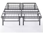 Folded American Standard Metal Platform Bed Frame with Foldable Mail Packing