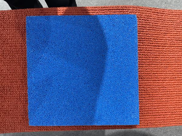 Buy cheap Athletic Prefabricated Running 25 Kg Rubberized Track Surface from wholesalers