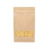 Buy cheap Printed Brown Zipper 900g Kraft Paper Pouches from wholesalers