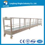 Aluminum temporary window cleaning cradle , suspended rope cradle , zlp haning