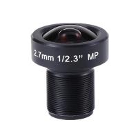 Buy cheap 1/2.3" 2.7mm 12Megapixel M12x0.5 Mount Low-Distortion Wide-Angle IR Board Lens, product
