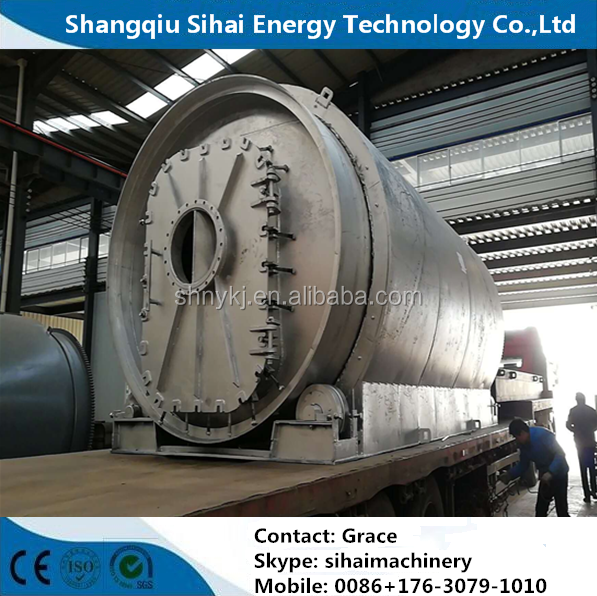 Convert Waste Tyres into Valuable Pyrolysis Oil with Water Cooling Recycling Machine