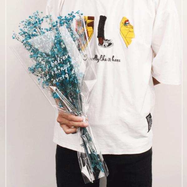 Buy cheap Wholesale popular English flower bags, opp flower wrapping paper, rose bouquet packaging bags, transparent bags from wholesalers