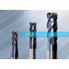 Buy cheap Solid Carbide 4 Flute Center Cutting End Mill For ISO S Heat Resistant Alloys Flat End Mill from wholesalers