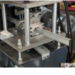 0.5-1.2mm Galvanized Steel Garage Door Strut Channel Roll Forming Machine