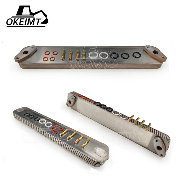 Buy cheap HIT 6D22 6D24Excavator 5P Engine Oil Cooler Core Oil Cooler ME054110 from wholesalers