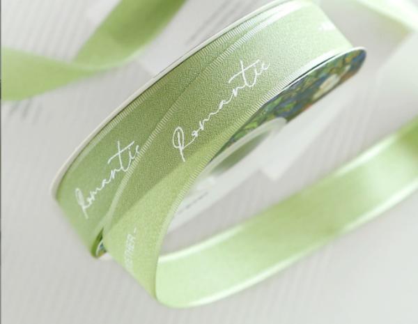 Buy cheap 2.5cm solid color linen yarn flower ribbon bouquet ribbon flower shop material floral ribbon from wholesalers
