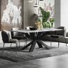 Buy cheap OEM 150*75cm SS Dining Tables Marble Dinning Chairs from wholesalers