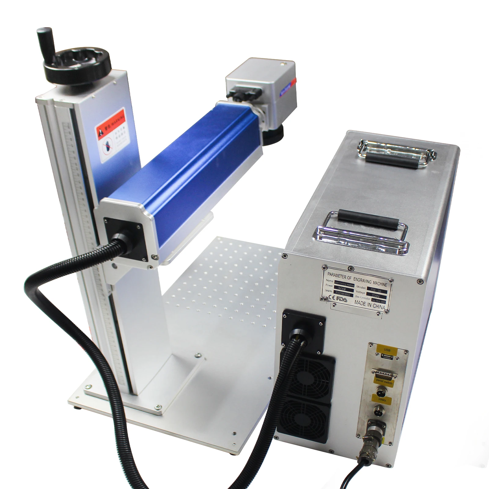 Raycus Fiber Laser Marking Machine 20W 30W 50W 60W 80W 100W JPT Mopa M7