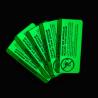 Buy cheap Printable Glowing Warning Signal Stickers Heat Transfer Clothing Glow In The Dark from wholesalers