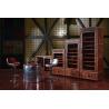 Buy cheap Wheel Legs Wine Storage Cabinet Set Constant Temperature Full Handwork Craft from wholesalers