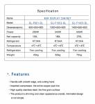Hotel Bar Refrigeration System Fan Cooling 130KG N.W 180L Capacity 340W Power 4