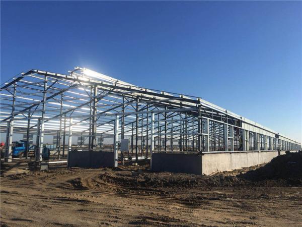 Buy cheap Prefabricated Q235B Steel Structure Cattle Farm Galvanized from wholesalers