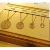Buy cheap 18K Gold Chopard Jewelry Happy Spirit Pendant Round Shape With Natural Diamonds from wholesalers
