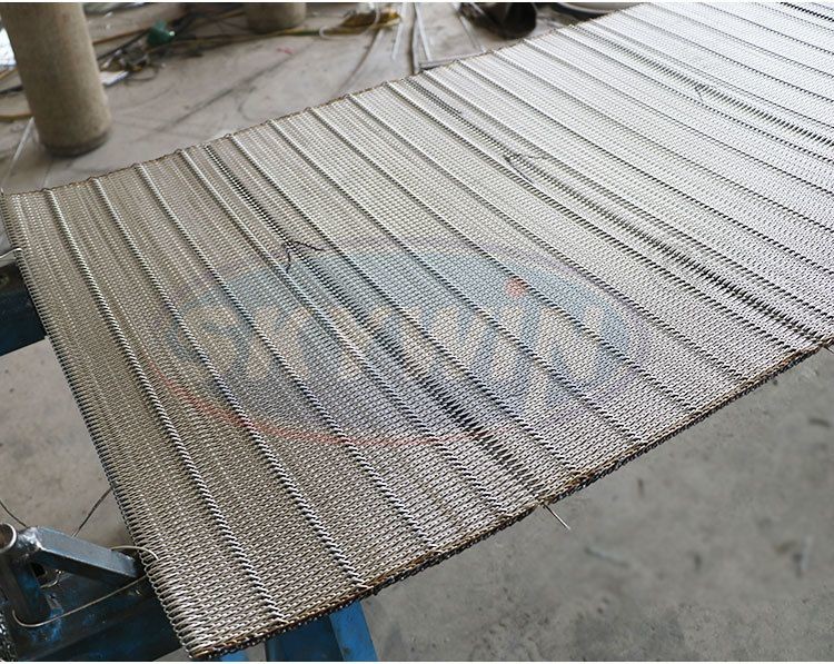 304/316 Stainless Steel Furnace Belt Food Machinery Wire Mesh Belt