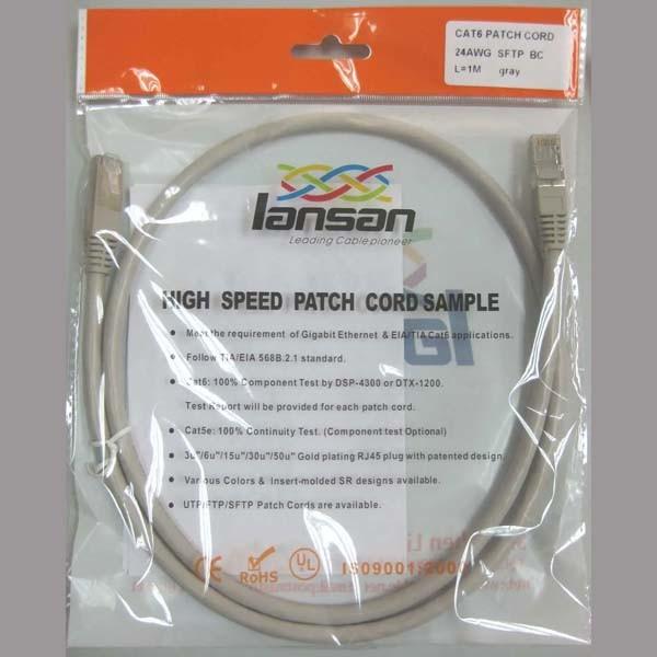 Buy cheap Bare Copper Shielded Cat6 Cable , Transmission High Speed Network Cable from wholesalers