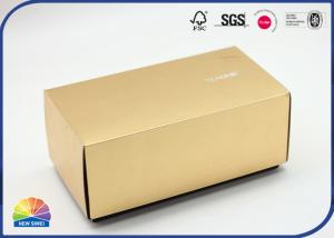 Wholesale Luxury Golden Paper Cardboard Corrugated Packaging Box With E Flutes from china suppliers