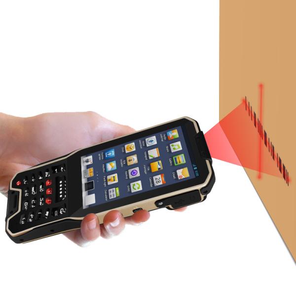 Buy cheap 4.0 inch Capacitive Screen Android Barcode Scanners Rugged Industrial Portable Data Collectors from wholesalers