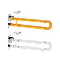 Buy cheap ABS Nylon Bathroom Hand Rails Folded 60*3.5*13.5cm Toilet Bars For Elderly product