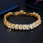 Fashion Tennis Bracelets For Women Ladies Wedding Rainbow Bangle Colorful Zircon