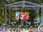 P5.95mm Outdoor LED Display Event Rents Large Outdoor Stage Backdrop Screen Wall