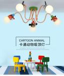LED cartoon children room lamp bedroom ceiling lamp boy girl princess chandelier