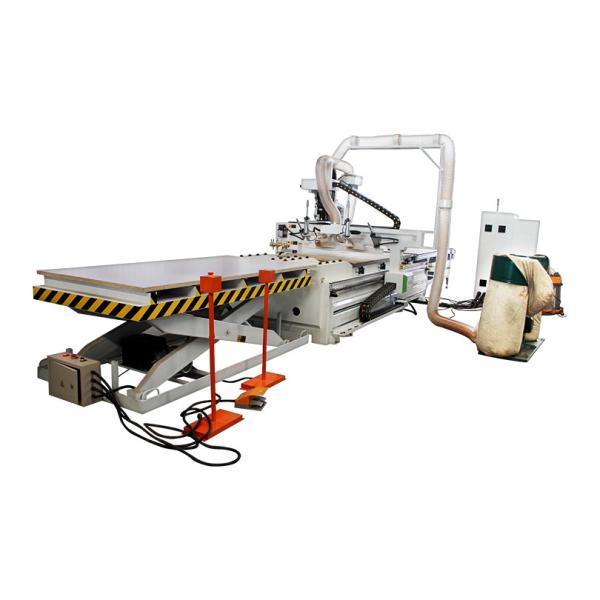 Buy cheap Automatic Feeding CNC Woodworking Machine For Furniture Carving 1300x2500mm from wholesalers