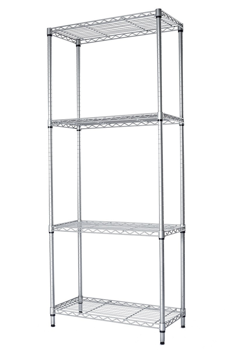 Customized ESD Storage 4 Layers Shelf Trolley Wire Mesh shelving Cart
