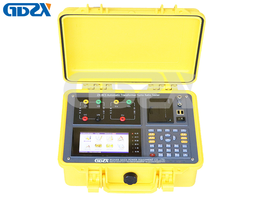 ZX-BCS 0.1 Accuracy Portable Automatic High Speed Transformer Turns Ratio Tester For Field