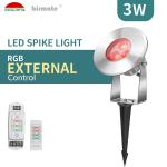 SMD3535 3W Waterproof LED Lawn Light 130ma Led Spike Lamp