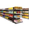 Buy cheap Double Side Grocery Retail Store Gondola Shelving Steel Supermarket Display Shelves from wholesalers