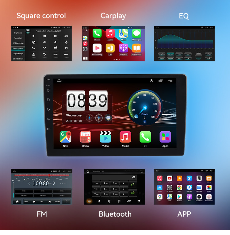 9 inch 2din Android Car Radio Auto Carplay Screen Car DVD Player For apple carplay Stereo Android Car Radio Auto