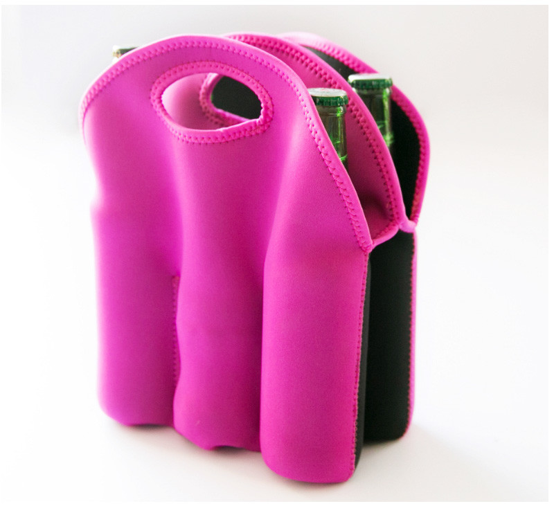 Waterproof Foldable Neoprene Beer Bottle Cooler Sleeve