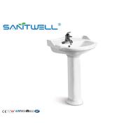 Buy cheap Middle East style sanitary ware bathroom big size pedestal wash basin product
