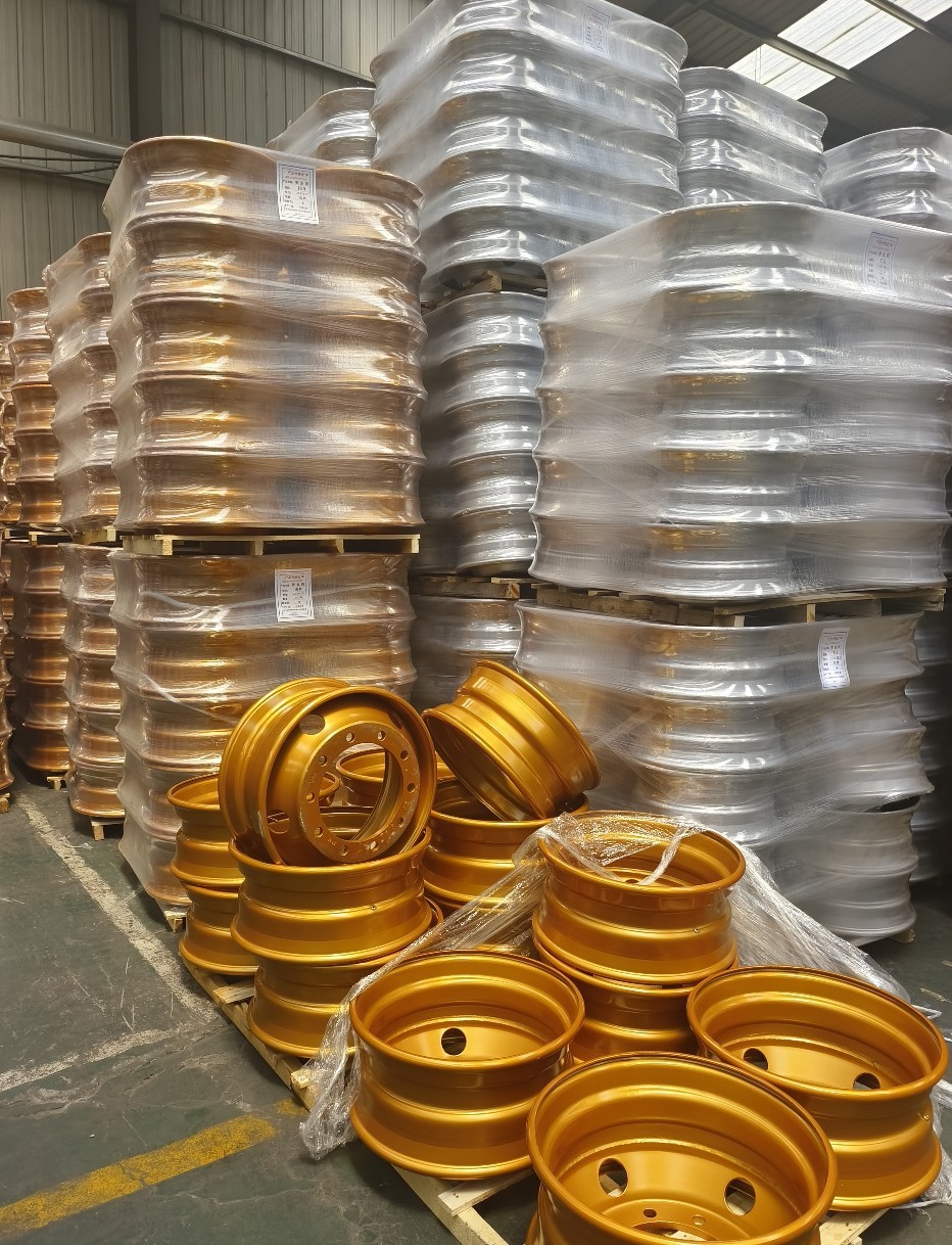Semi Trailer Rims 22.5 Vacuum Steel Rims Profile Steel Wheels
