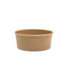 Buy cheap ODM/OEM Emballages Alimentaires Round Brown Biodegradable Eco-Friendly Take Away Salad Fast Kraft Paper Packaging Bowl from wholesalers