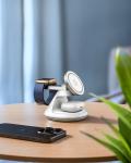 Desktop Rotating 3 In 1 Wireless Charging Stand 15W For Phone Watch Earphone