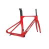 Buy cheap RoHS Certified Bike Lightweight Frame , 54cm Bike Frame Height Red Color from wholesalers