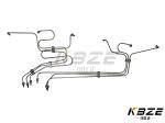 KOMATSU EXCAVATOR 6127-71-5171 6127-71-5123 6127-71-5133 FUEL LINES FOR S6D155