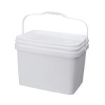 Thickened Lid Plastic Rectangle Bucket With Lid For Outdoor Fishing Camping 4