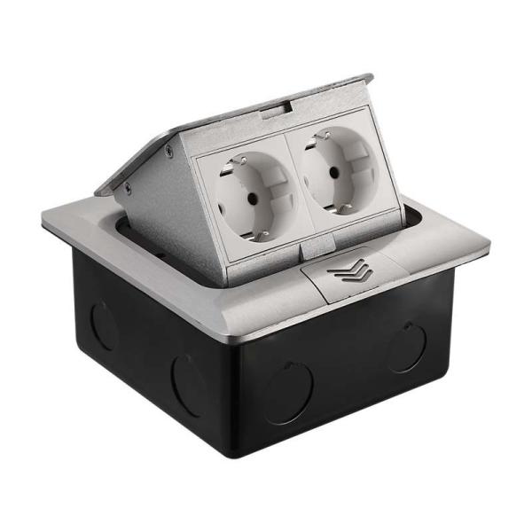 Buy cheap British/European/French/Universal Combination Floor Socket with Aluminum Alloy Panel from wholesalers